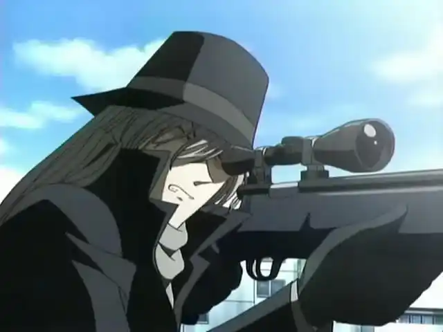 请问谁有名侦探柯南里gin举枪的截图?要清晰的