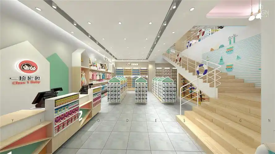 母婴店|空间|家装设计|艺窝设计 - 原创作品 - 站酷 (zcool)