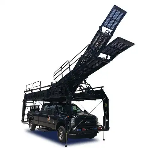 功能有:突击人员及装备运送,快速接近目标并攀登突击,登高观察和狙击