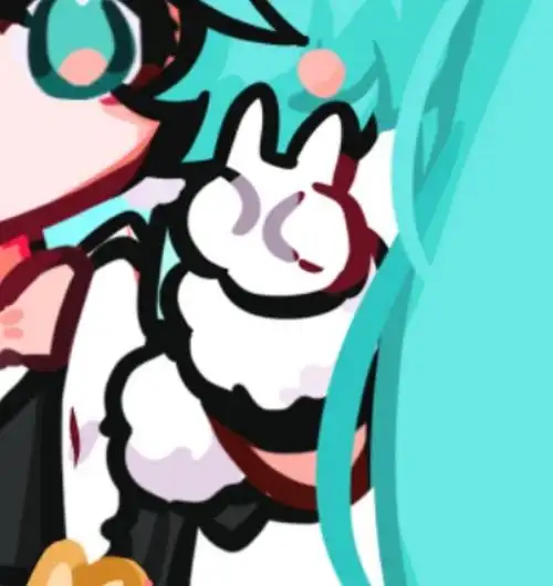 比耶☆来自合集这些是黑历史· 关注合集板绘绘画头像初音未来q版miku