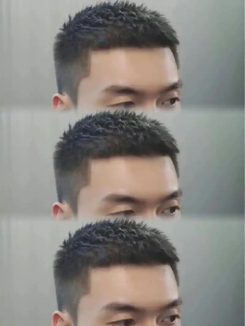 《栗子头》🌰 栗子头是一款服贴型的短发发型,和传统寸头 属于两种