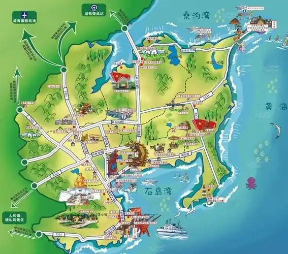 (点击查看大图,了解石岛旅游详细地图) 部分图片来源于网络,版权归原