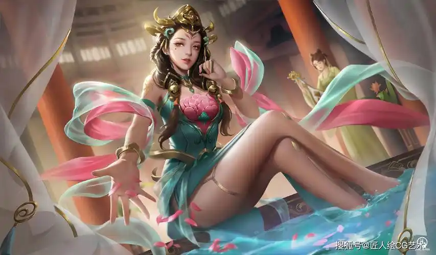 王者荣耀中杨玉环的霓裳风华皮肤