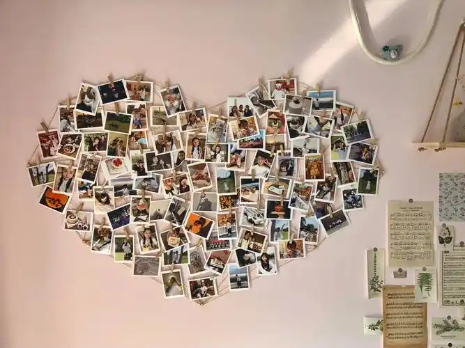 💰20拥有一块心形照片墙