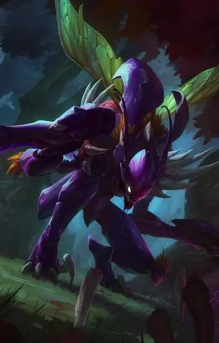 lol英雄联盟虚空掠食者卡兹克螳螂原画默认皮肤12,高清图片,手机壁纸