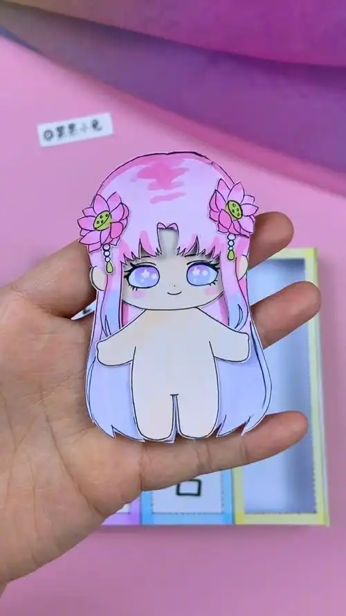 自制古风棉花娃娃换装盲盒