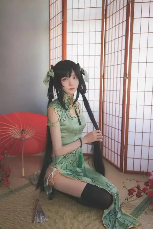 cos黑丝旗袍王者荣耀孙尚香cos