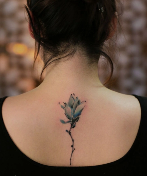 2020最新玉兰花纹身图片大全好看的玉兰花纹身设计6