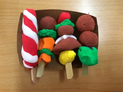 第三节创意彩泥课～烤串