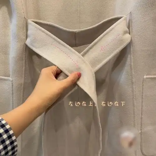 图解教你最好看最简单的大衣蝴蝶结打结方式!