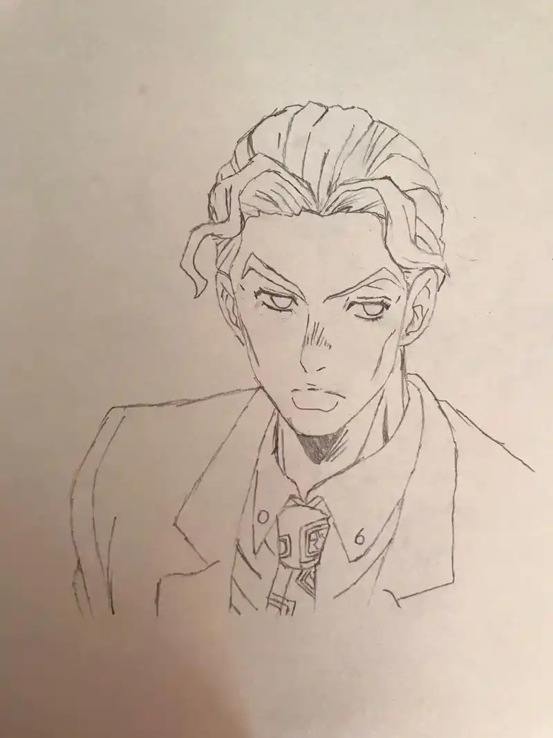 我吉良吉影只想过平静的生活 #jojo的奇妙冒险 #手绘 - 抖音