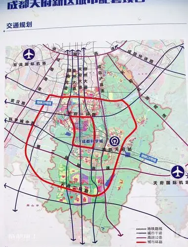 天府新区cbd规划出炉!676米西部第一高楼!