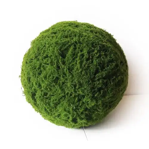 artificial green moss ball
