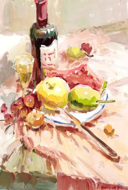 静待东风———18美术班水粉静物作业