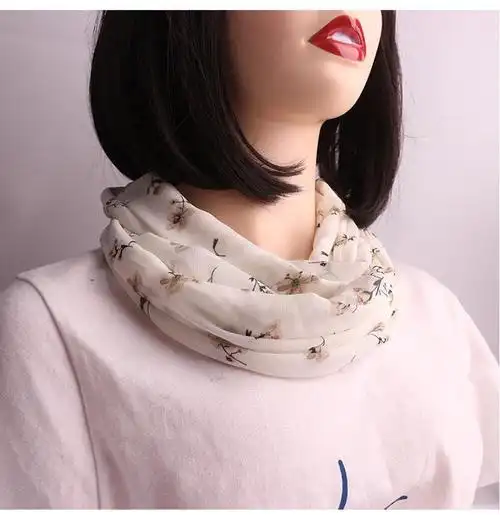 心墨染新品夏天脖子丝巾夏季薄款护颈小围脖防晒颈部遮疤女春秋户外