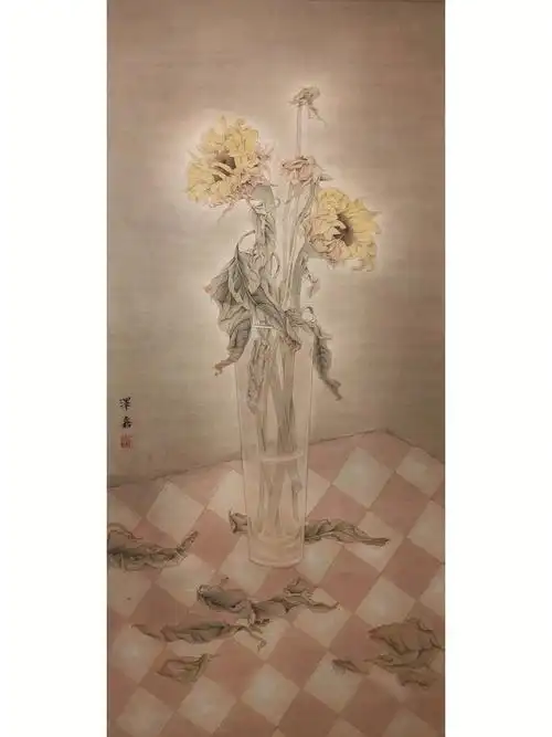 画画的日常  #艺术作品  #作品欣赏  #绘画日常  #工笔花鸟  #来自