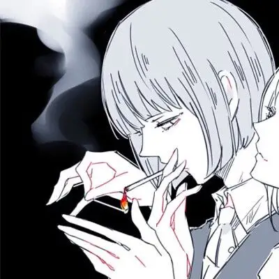 cc##情头#女女 吸烟