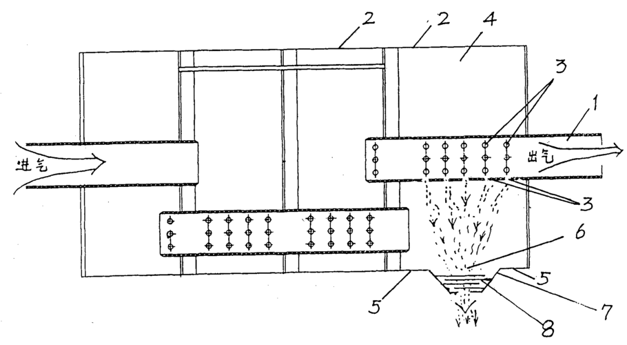 一种可漏水的汽车消声器