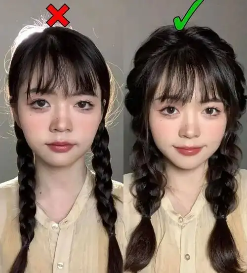 怎么别人扎的低马尾,双马尾辫特别有气质,自己扎的效果竟莫名有点