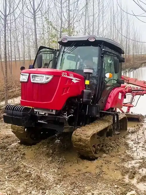 打水田神器,履带式农用耕地机打田机