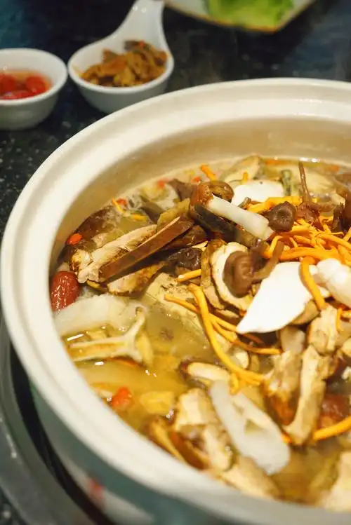 云南野生菌野生菌火锅云南美食云南旅游菌子火锅