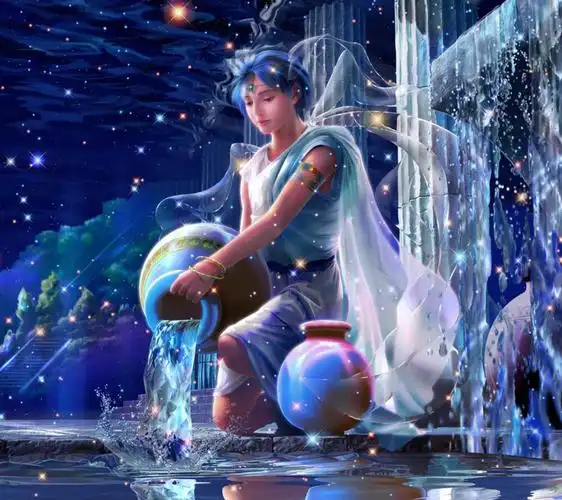 十二星座 水瓶座 - 堆糖,美图壁纸兴趣社区