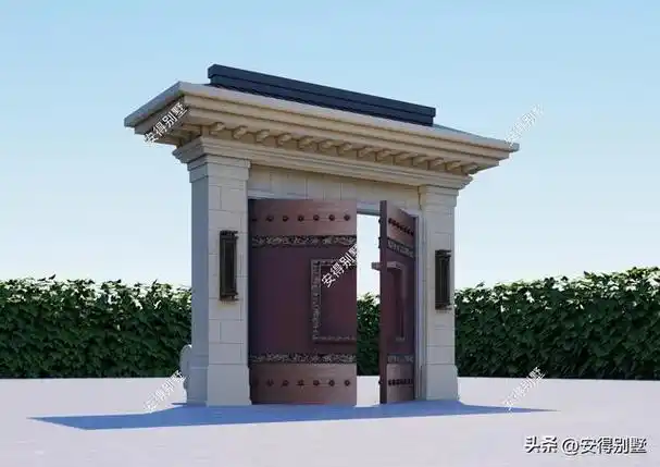 6款农村大门款式设计图纸款款高端大气