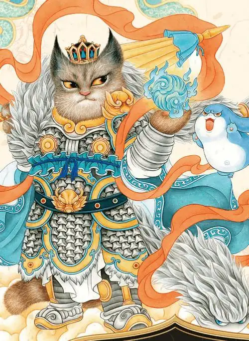 国潮极致画风,《猫仙人的世界》演绎喵生百态_中国_八仙_传统