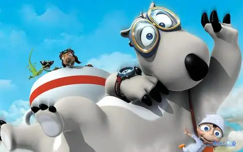 可爱倒霉熊win7电脑主题