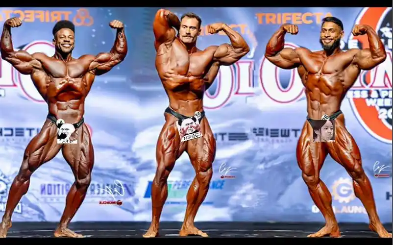 2023奥赛古典健美预赛选手叫出对比及名次认证