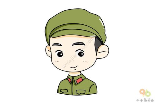 简单易学的雷锋简笔画