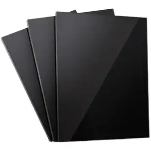 黑色亚克力板黑色磨砂有机玻璃板半透黑色镜面倒影板加工定制