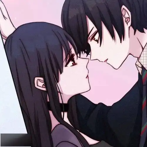 情侣头像单身狗直呼不敢看超甜的动漫壁咚情侣头像