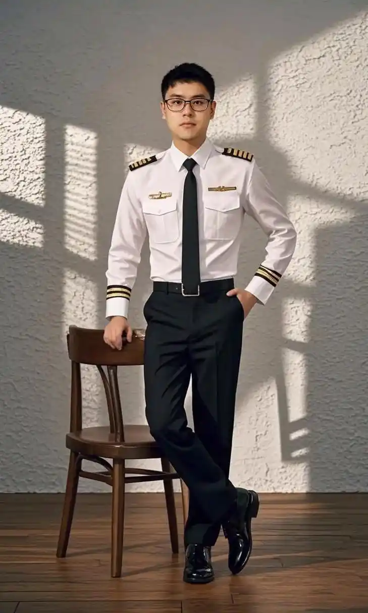 飞行员制服 airline pilot uniform .#