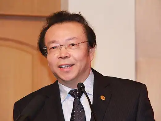 上图为华融资产管理公司董事长赖小民.