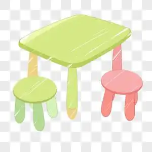 儿童卡通桌椅图片素材