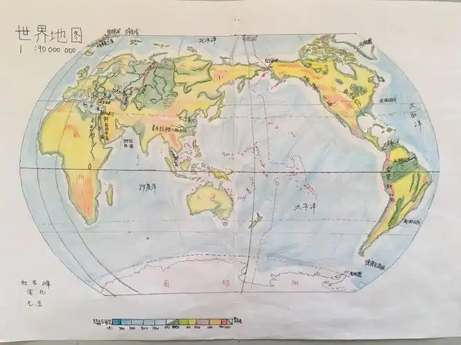滨北学校"美丽世界"地理绘图比赛作品展