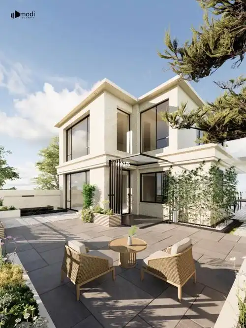 中梁壹号院花园景观效果图