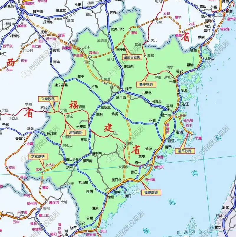 国铁与赣闽浙投资近千亿建设铁路,带动闽北,浙西南和赣中的发展