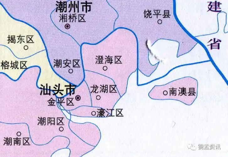 濠江区位于汕头市东南部,汕头海湾南岸,2003年由原达濠区,河浦区合并