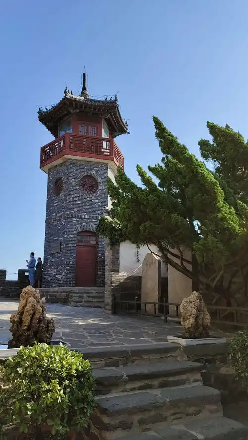 两处风景区,当晚,又拍了几张夜景,此次游玩,把蓬莱阁最美的风景,装进