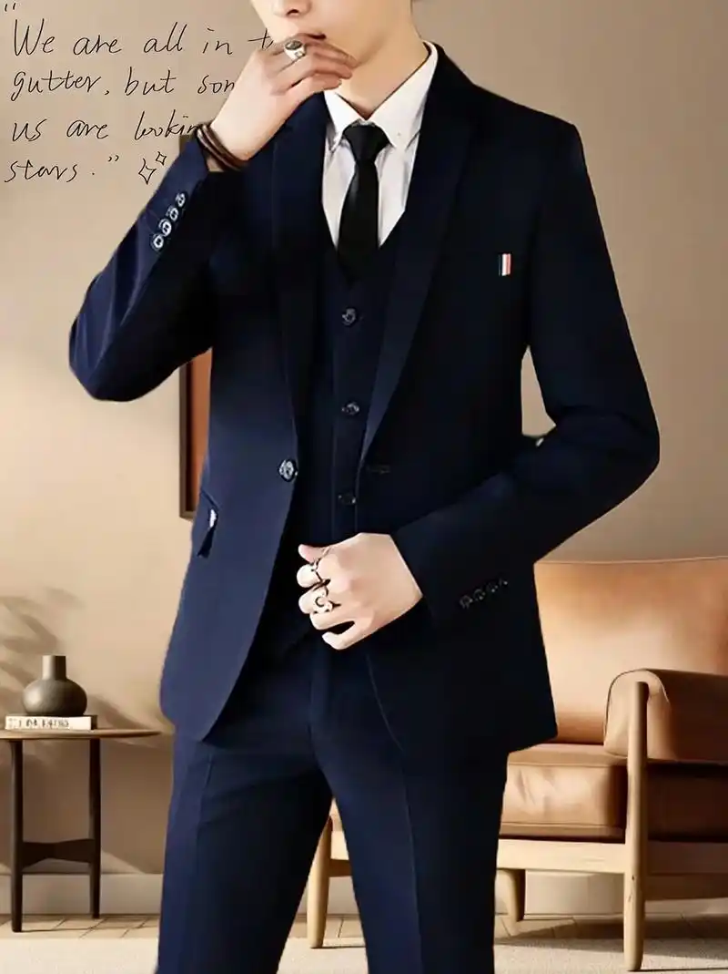 男神们,快看过来啦!经典西装三件套绝对 - 抖音