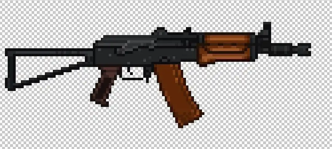 像素写实枪械|插画|像素画|八八猫 - 原创作品 - 站酷 (zcool)