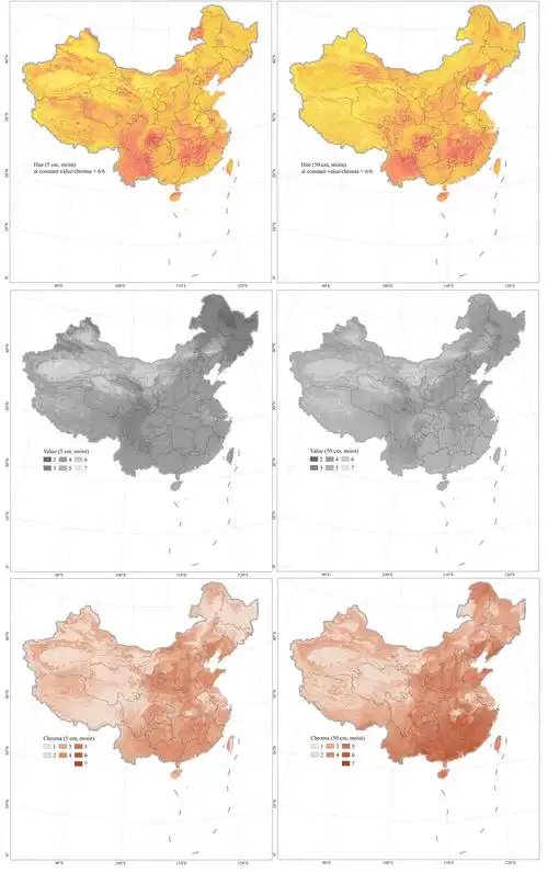 科技日报:描绘"地球肤色"揭秘我国首幅高精度土壤颜色地图-中国气象局