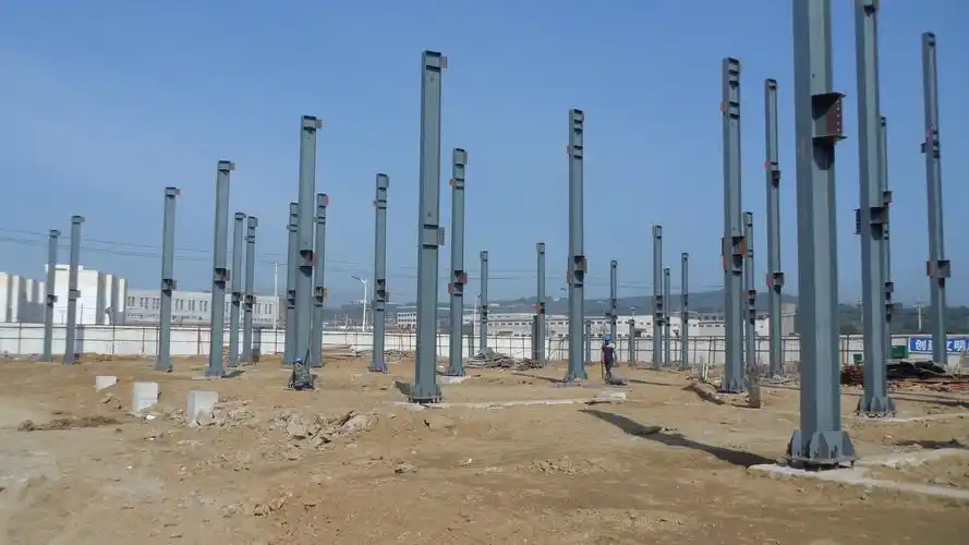 【赏析】二层钢结构厂房立柱【持续更新】【后续施工中会有清水墙】