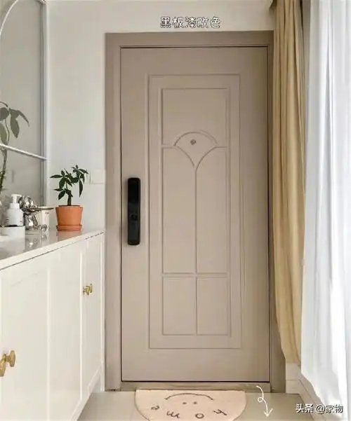 最旺入门玄关效果图,玄关图片进门效果大全(她晒出自家"下沉式"玄关)