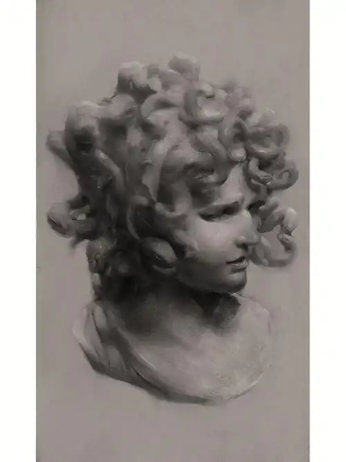 内在联系美杜莎石膏内含过程