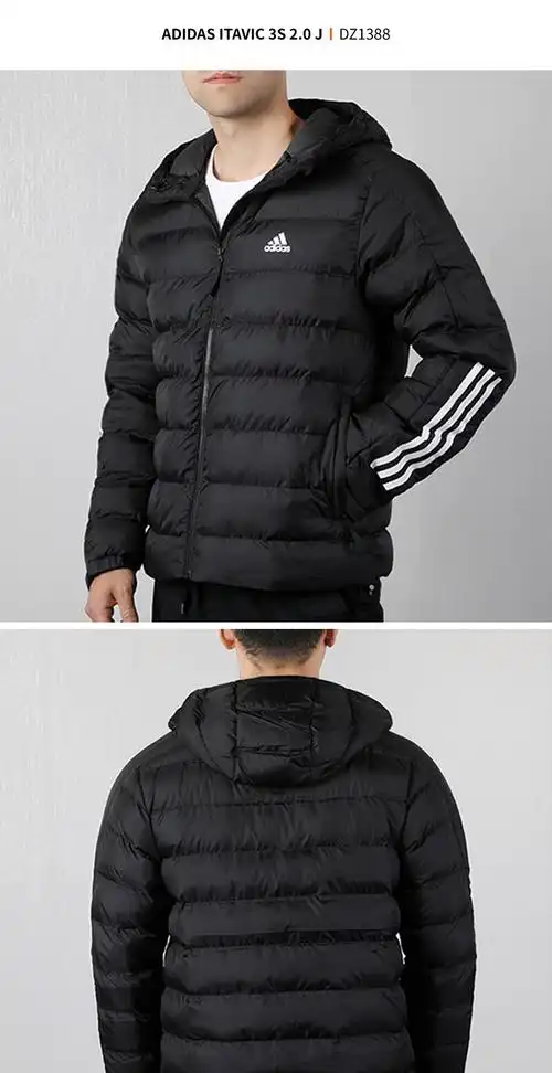 adidas阿迪达斯棉服2020冬季新款男运动服短款休闲保暖棉衣dz1388