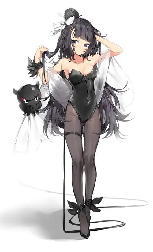 甜美又性感的兔女郎插画