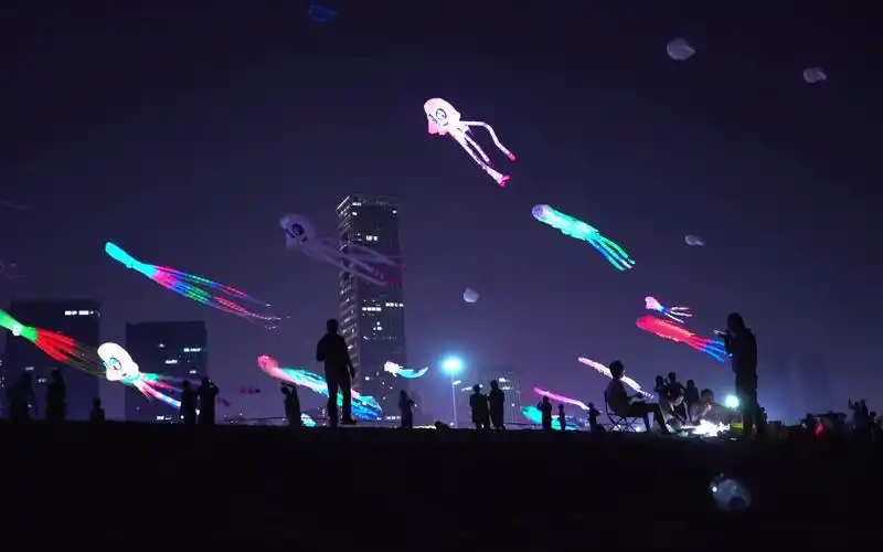 厦门观音山夜光风筝节-索尼a7s2